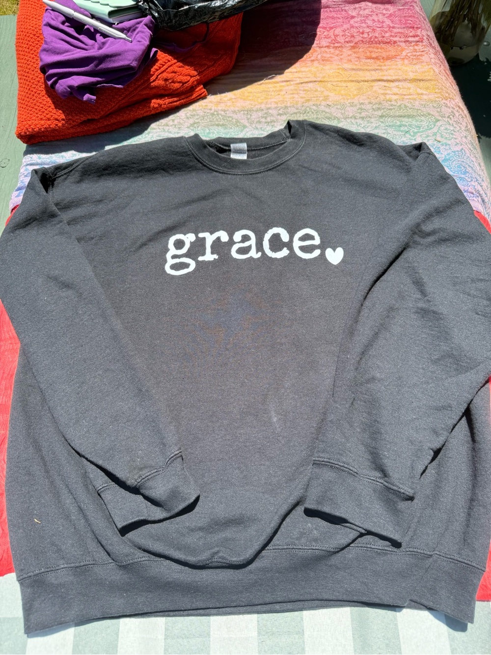Grace grey Graphic Sweatshirt